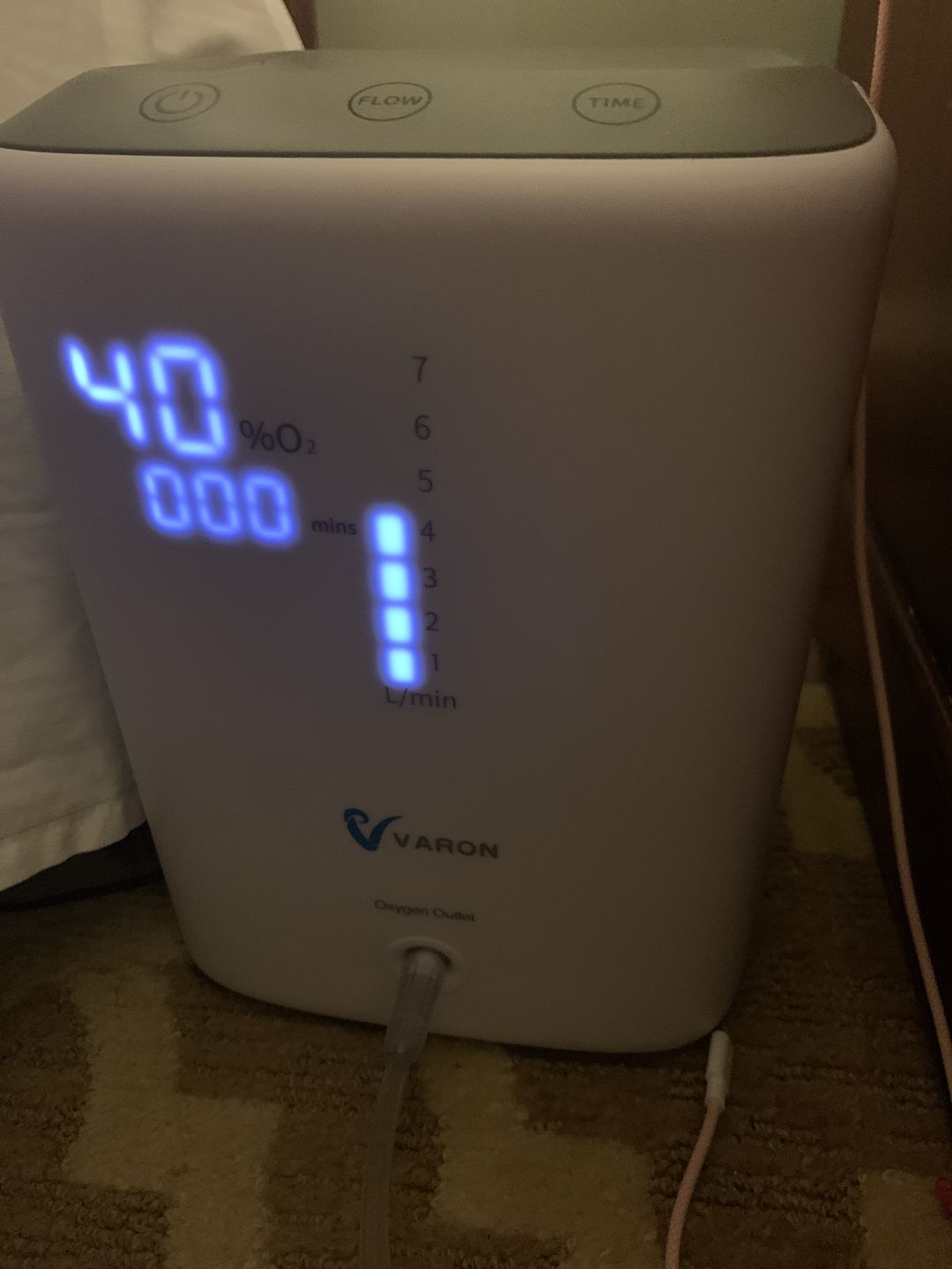 Customer photo review of 1-7L/Min Home Oxygen Concentrator VH-3