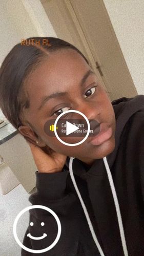 Customer video review of Bobo Wig Front Lace 13x4" Raide Brun Foncé