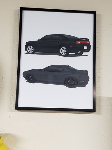 Customer photo review of Custom Car Portrait