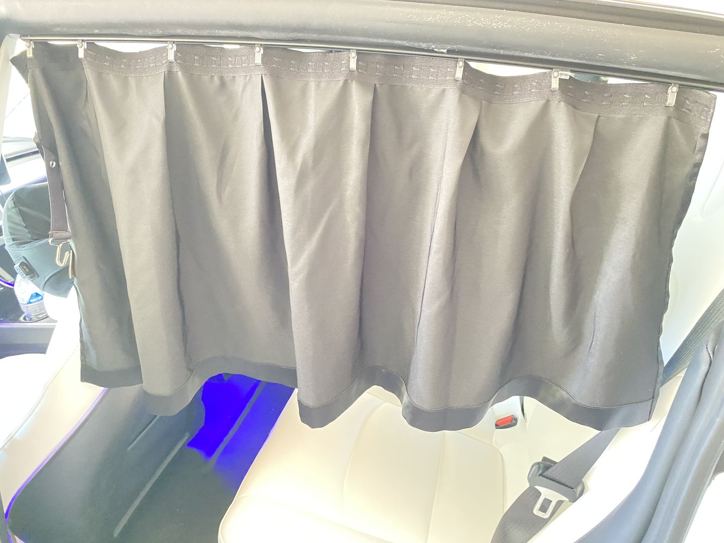 Customer photo review of TPARTS Side Window Sunshade Curtain for Tesla Model 3 & Y