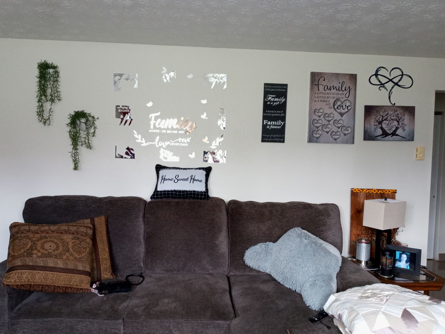 Customer photo review of Personalized "Family... Love" Premium Canvas