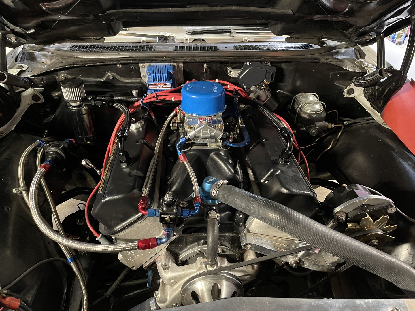 Customer photo review of SBC 10AN Valve Cover Adapter Fittings for Push-In Grommet (Pair) 34-00031