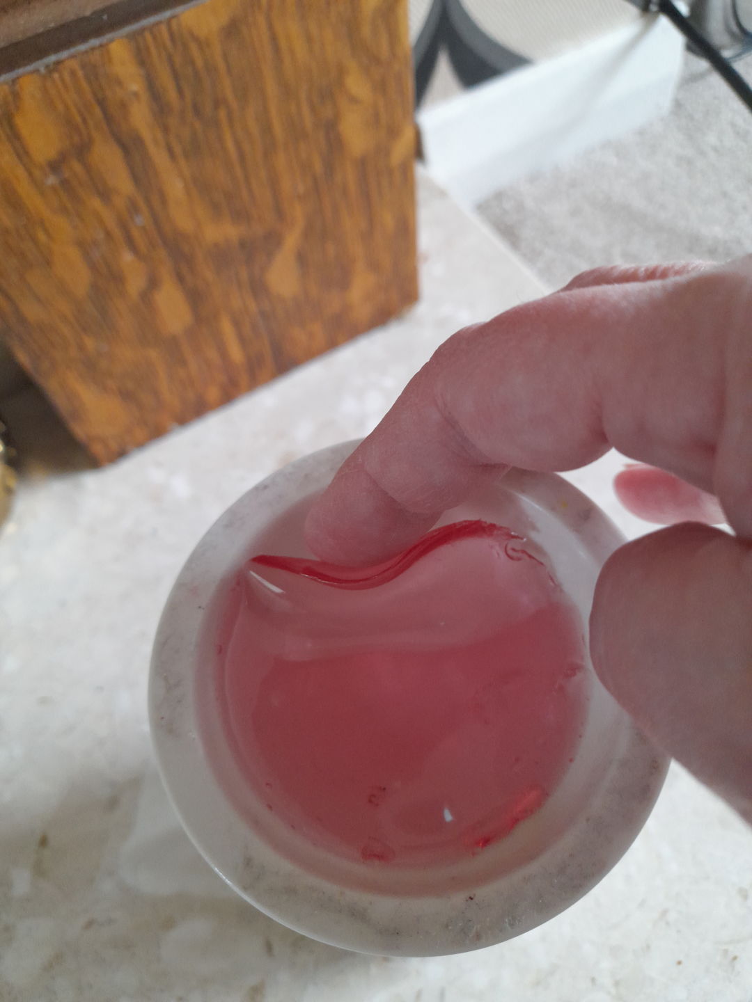 Customer photo review of Black Pomegranate Gel Melt