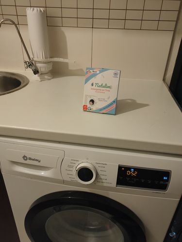 Customer photo review of Eco-Tiras de Detergente 40 lavados Natulim