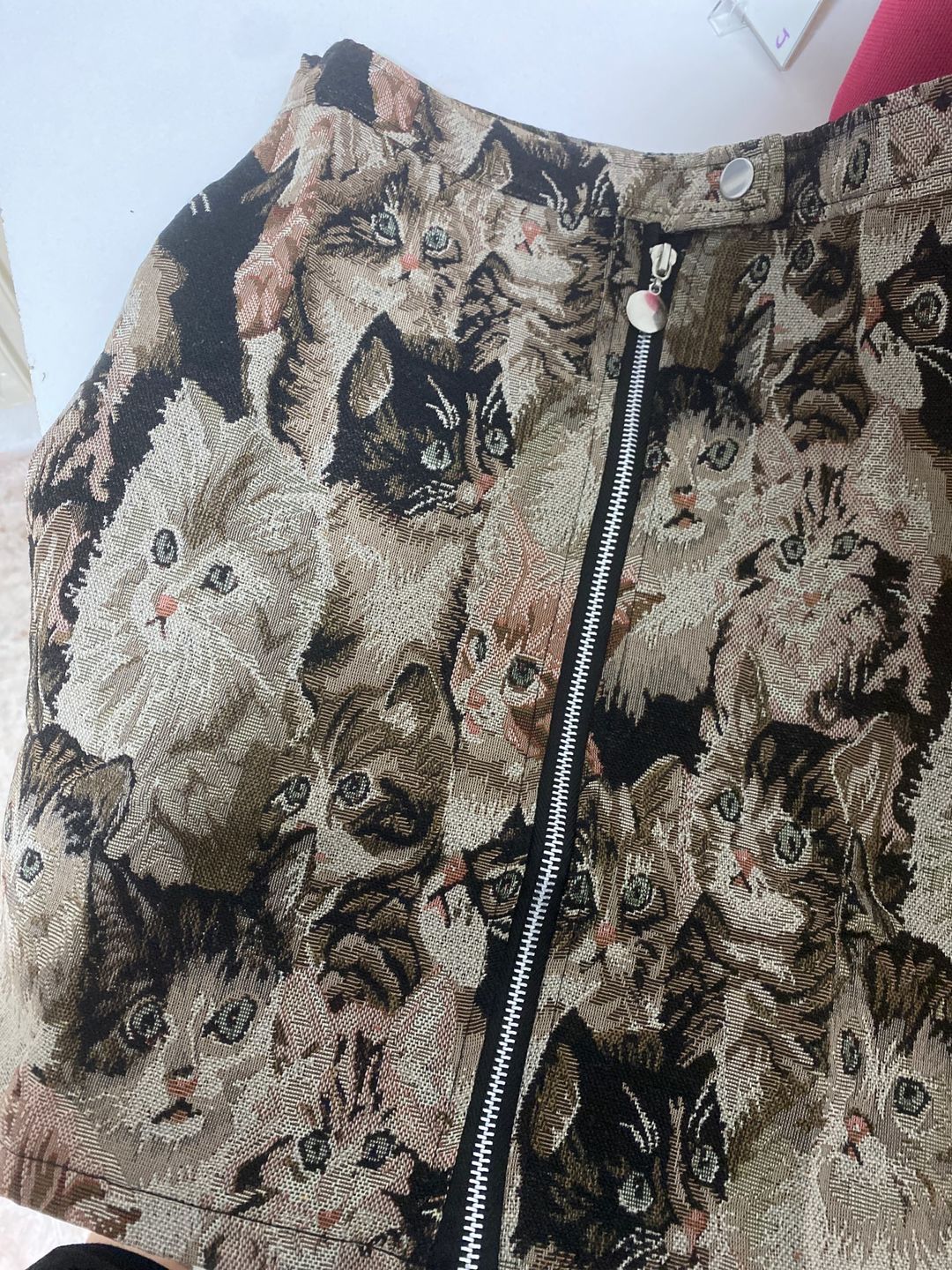 Customer photo review of Cats All Around Vintage Skirt