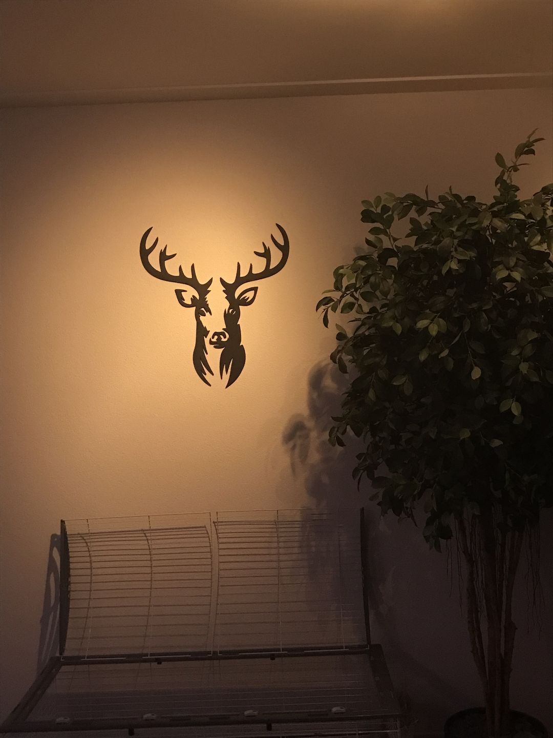 Customer photo review of Wanddecoratie dieren | Hert 2-delig