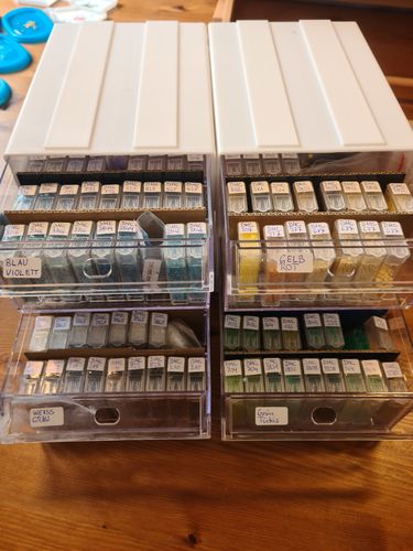 Customer photo review of Diamond Painting Aufbewahrungsboxen Zubehör