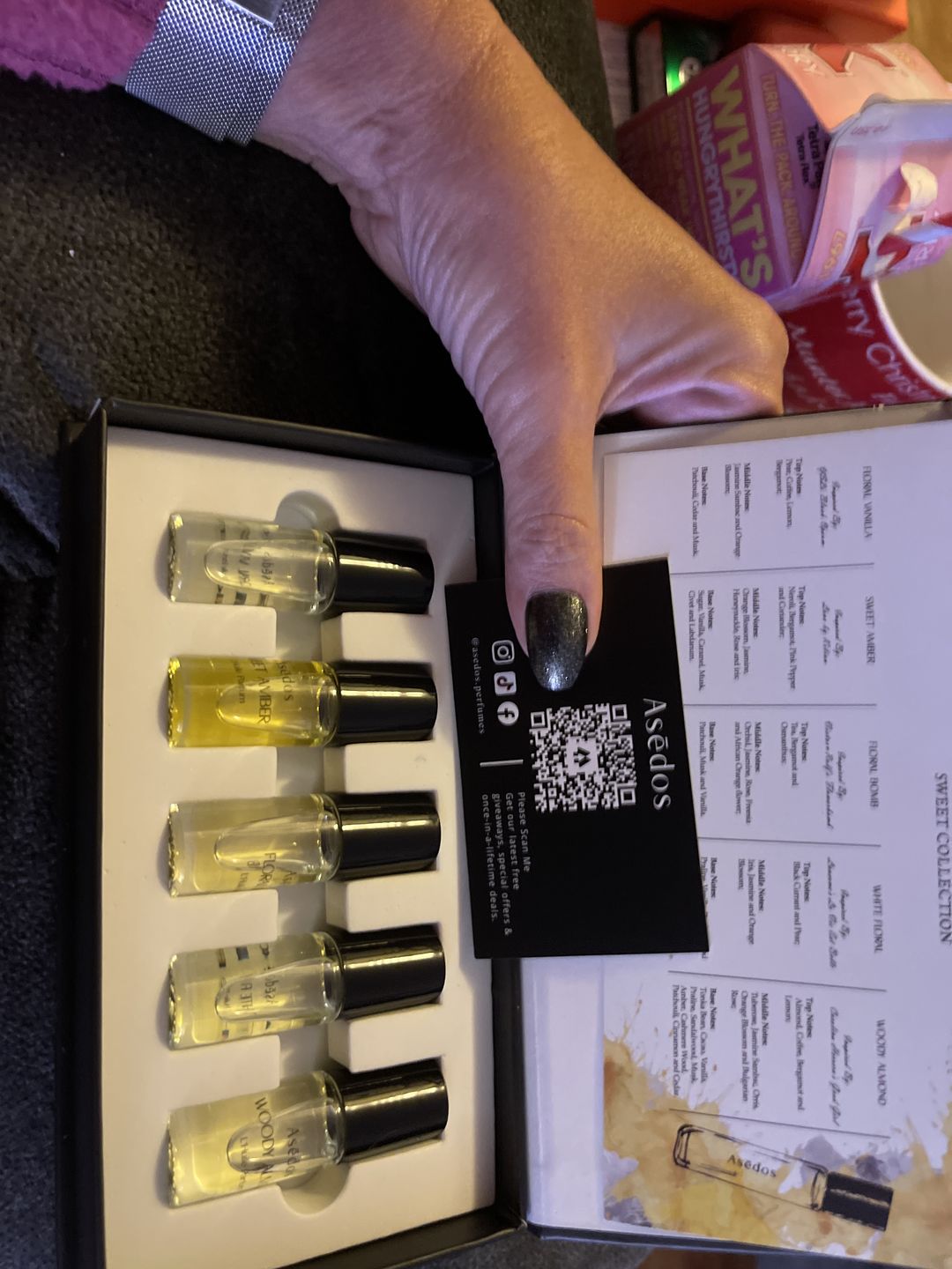 Customer photo review of Asēdos Perfume Oil Collection - Sweet