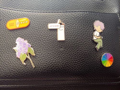 Customer photo review of Interactive Series Pins