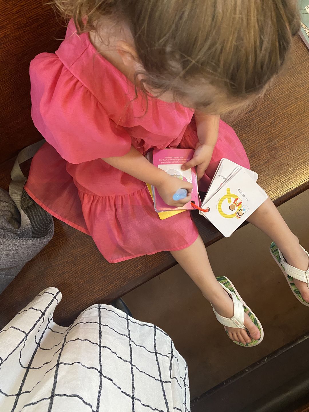 Customer photo review of Catholic Church Alpha-Wet Water Reveal Cards
