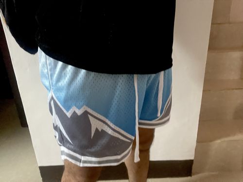 Customer photo review of Ice Mountain Basketball Shorts