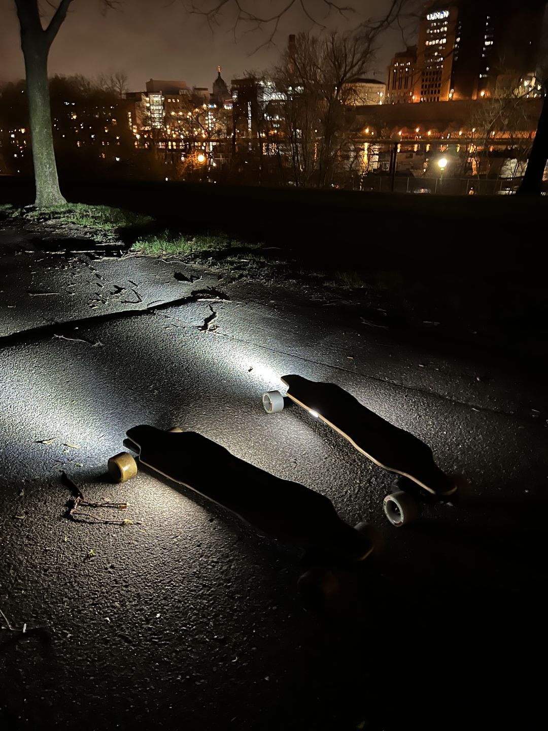 Customer photo review of Backfire Front Light for Electric Longboard -Gen II