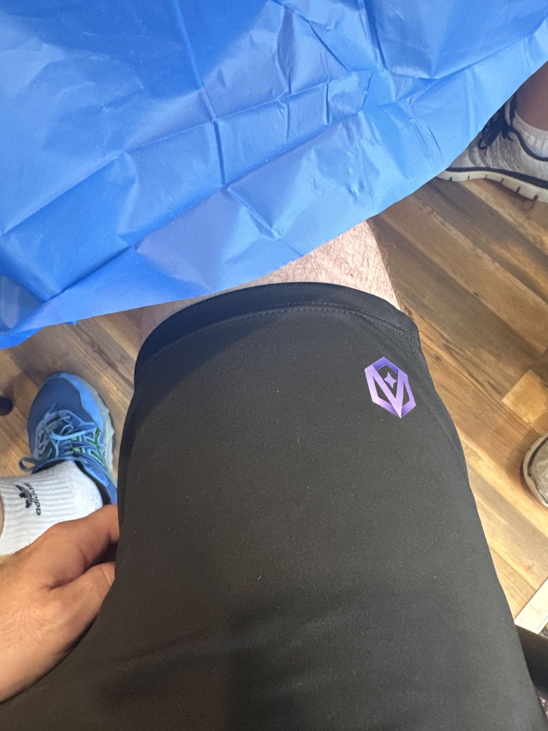 Customer photo review of Super Serious Pickleball Shorts