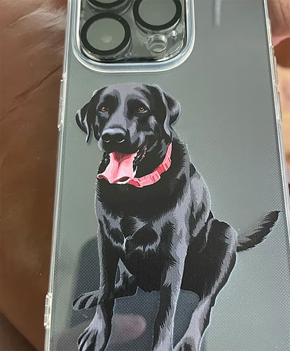 Customer photo review of Custom Pet Phone Case