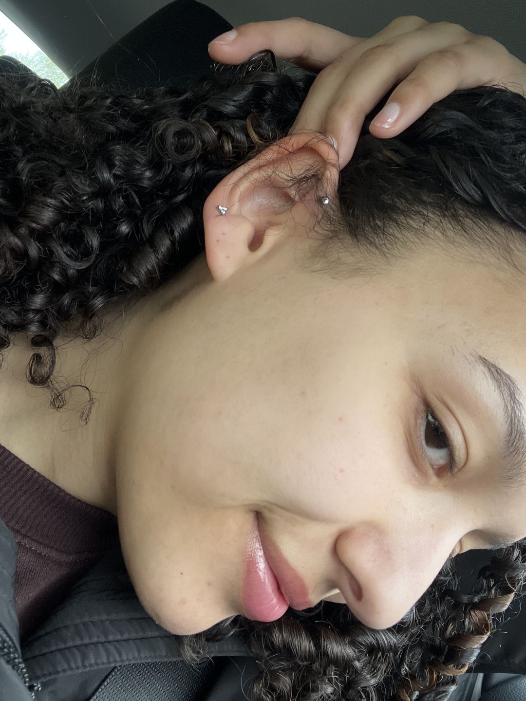 Customer photo review of Cute Three Piercing | Titan