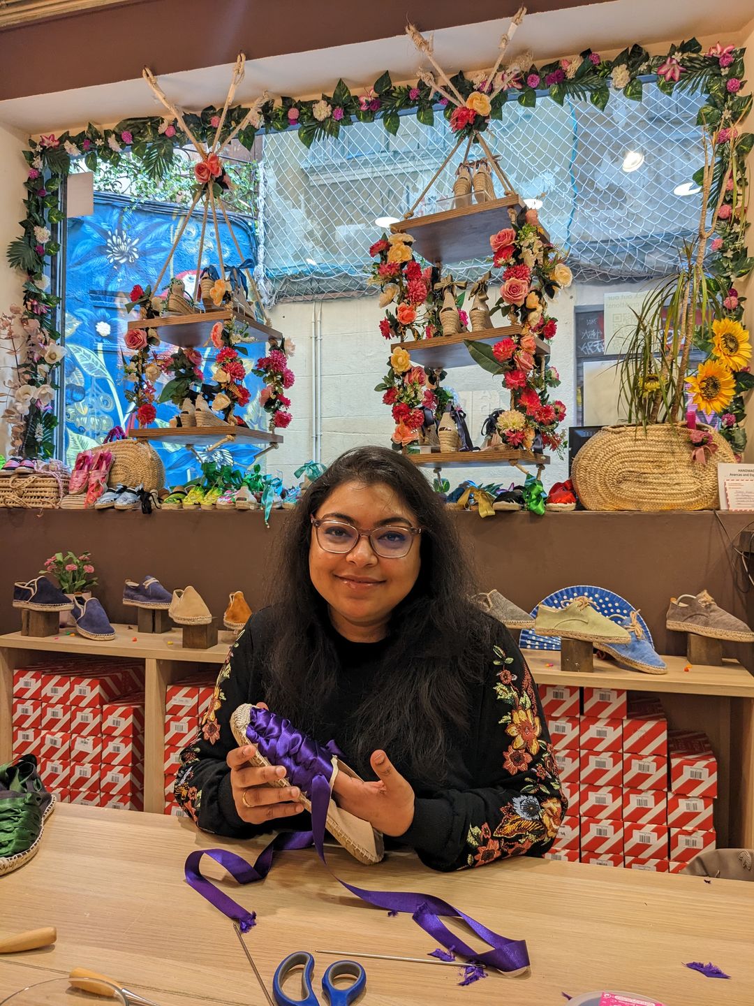 Customer photo review of Make Authentic Espadrilles (Barcelona, Seville, San Juan)