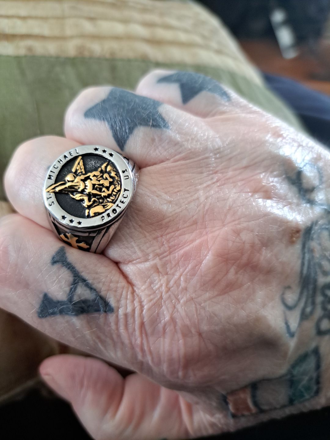 Customer photo review of ST. MICHAELS. - GOLD