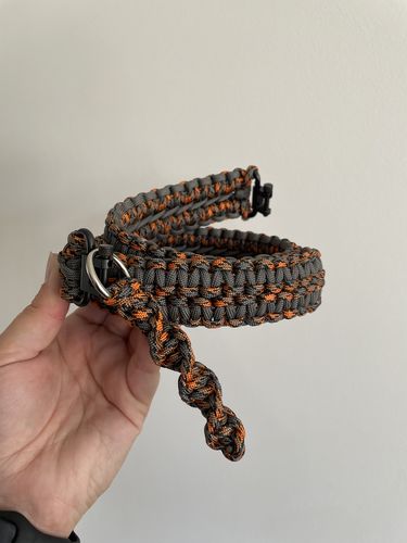 Customer photo review of Orange & Grey Paracord