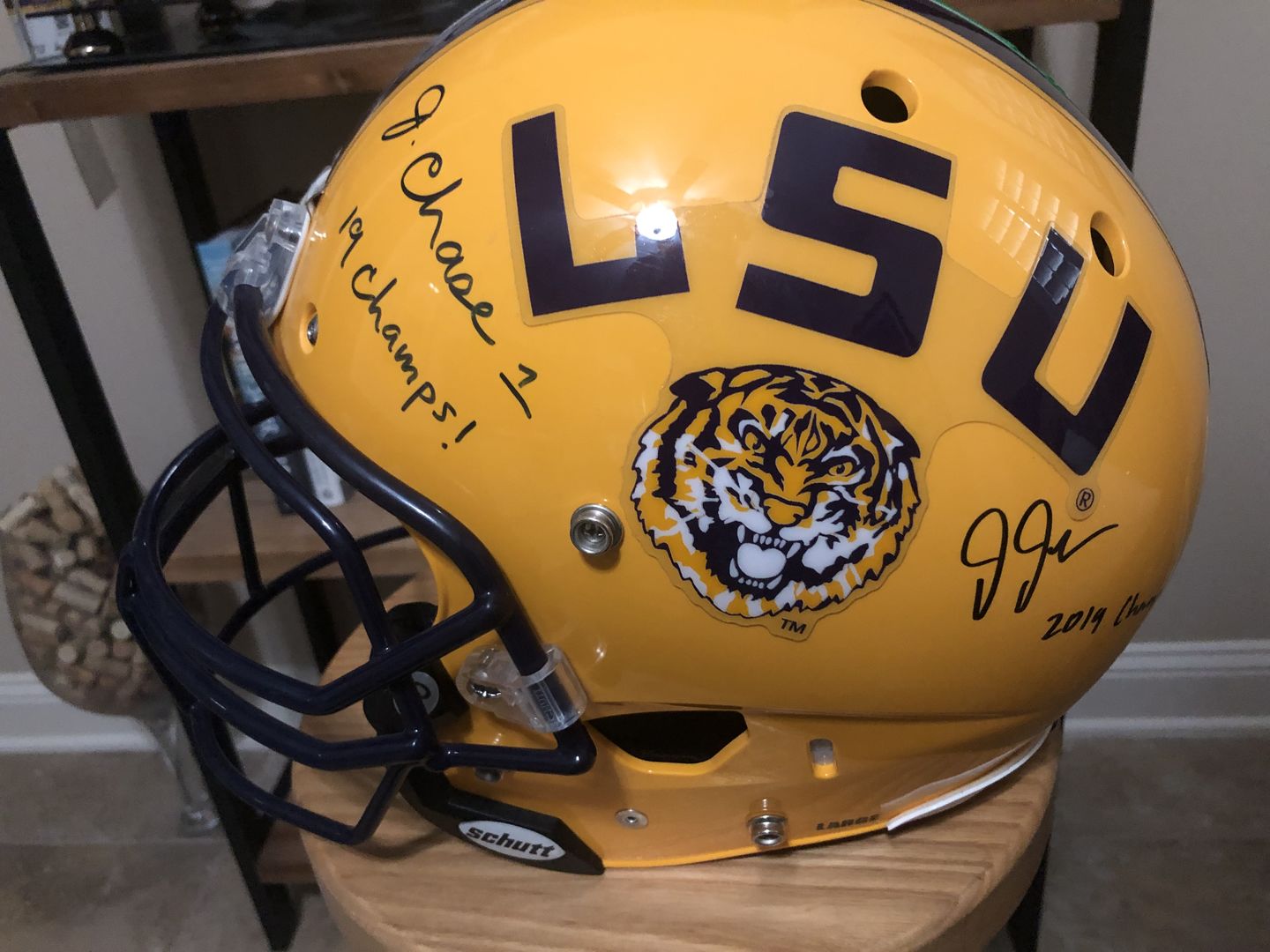 Customer photo review of Justin Jefferson Autograph Signing
