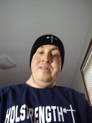 Customer photo review of HolStrength Performance Tee - Navy Blue