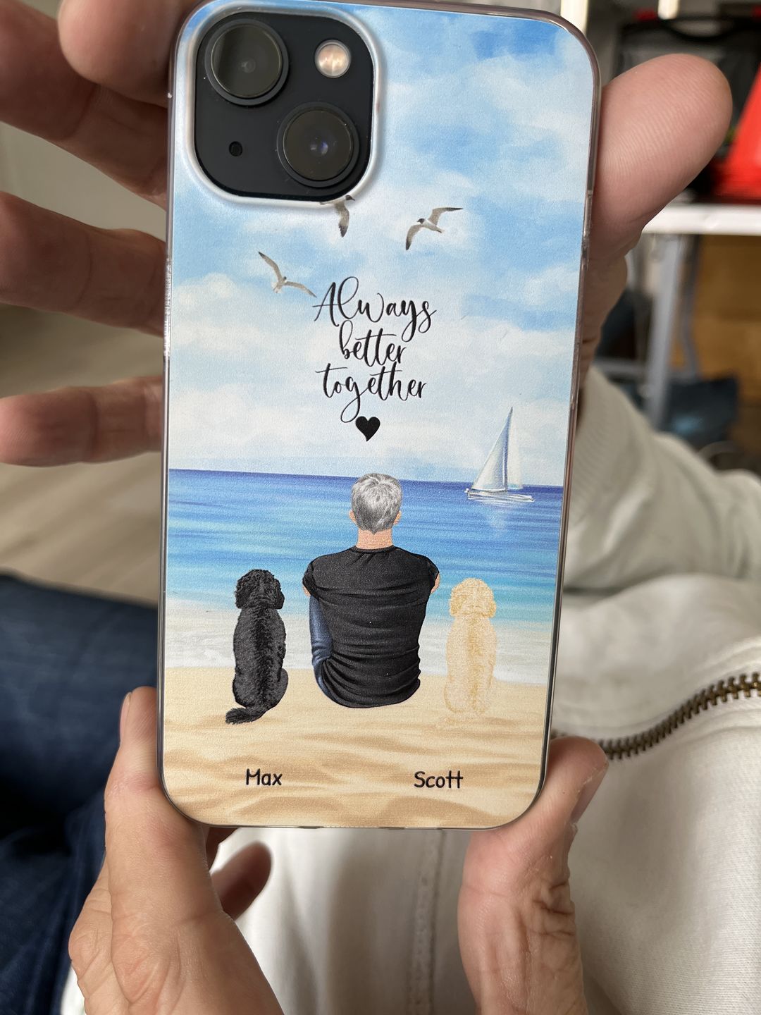 Customer photo review of Onderweg met huisdier - Gepersonaliseerd Telefoonhoesje