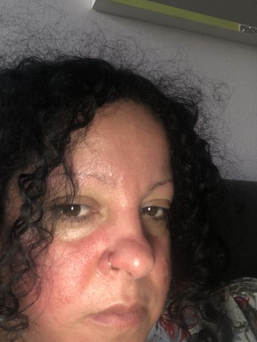 Customer photo review of Faux piercing au nez Léa (noir et rose gold)