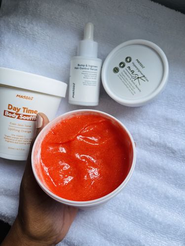 Customer photo review of Blemish-Blast Body Scrub 200ml - Uplifting Orange