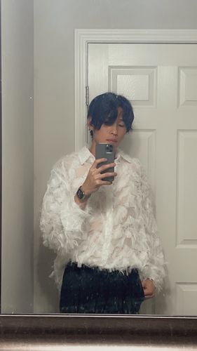Customer photo review of Feather Long Sleeve Shirt