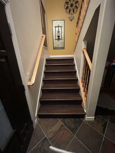Customer photo review of Cafecito Stair Tread