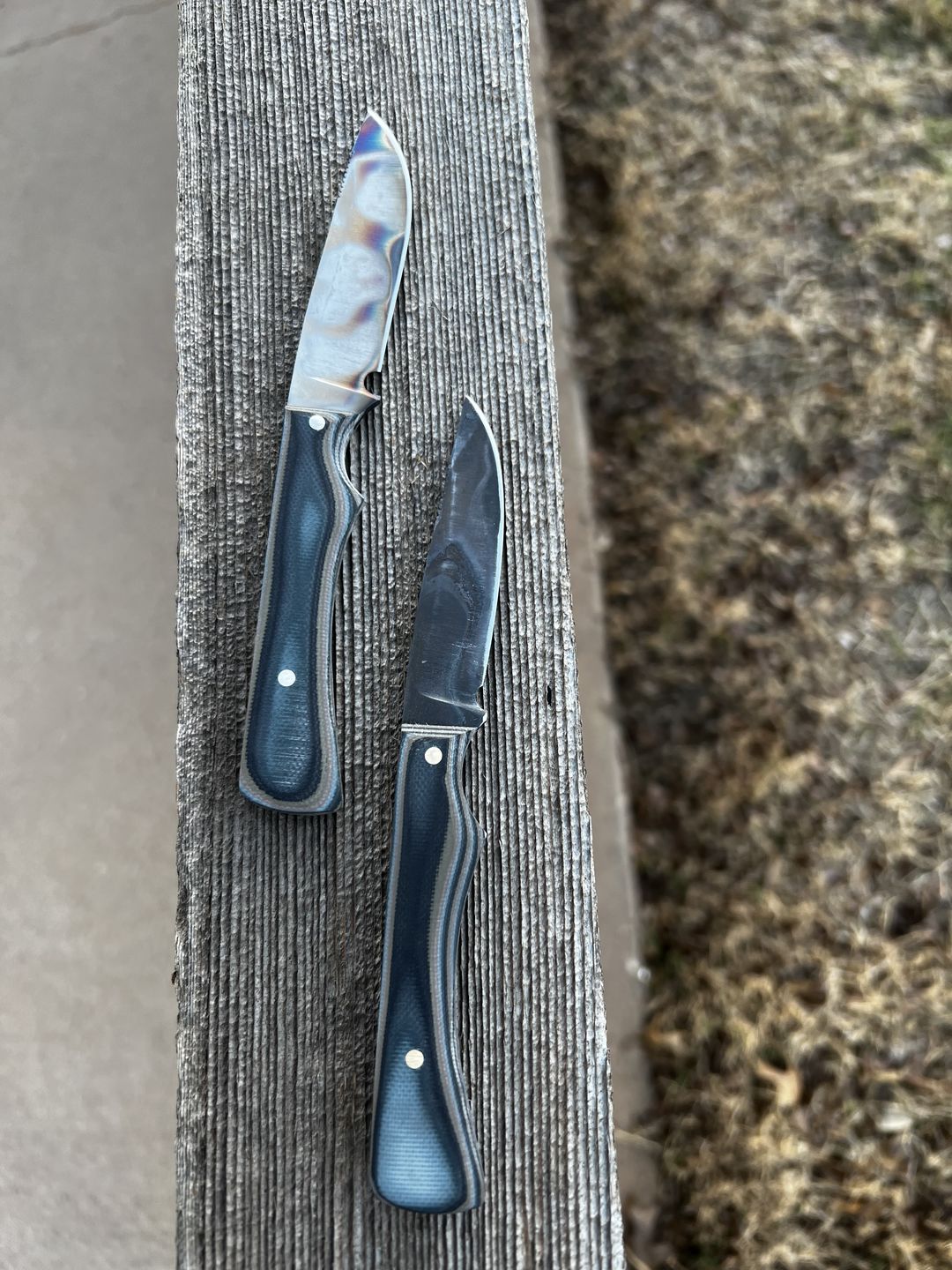 Customer photo review of 2 X 72 Inch Knife Makers Sanding Belts Assortment