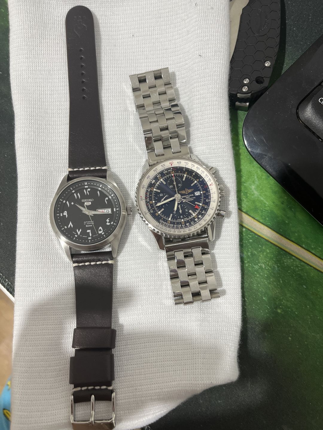 Customer photo review of Jedburgh Leather Watch Strap