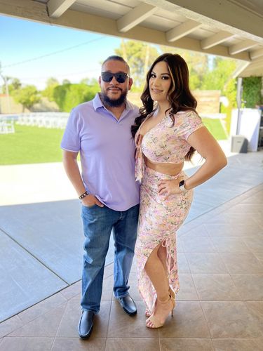 Customer photo review of Pretty Moments Floral Set Lavender