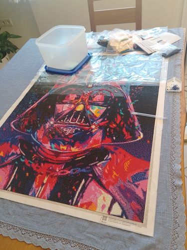 Customer photo review of Diamond Painting - Darth Vader
