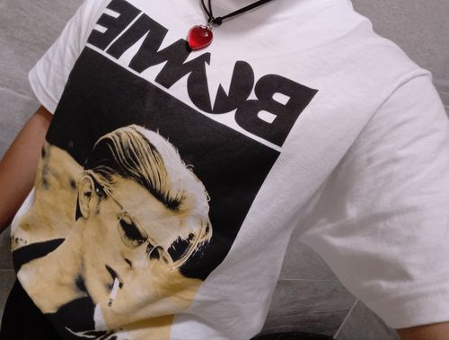 Customer photo review of Playera D Bowie