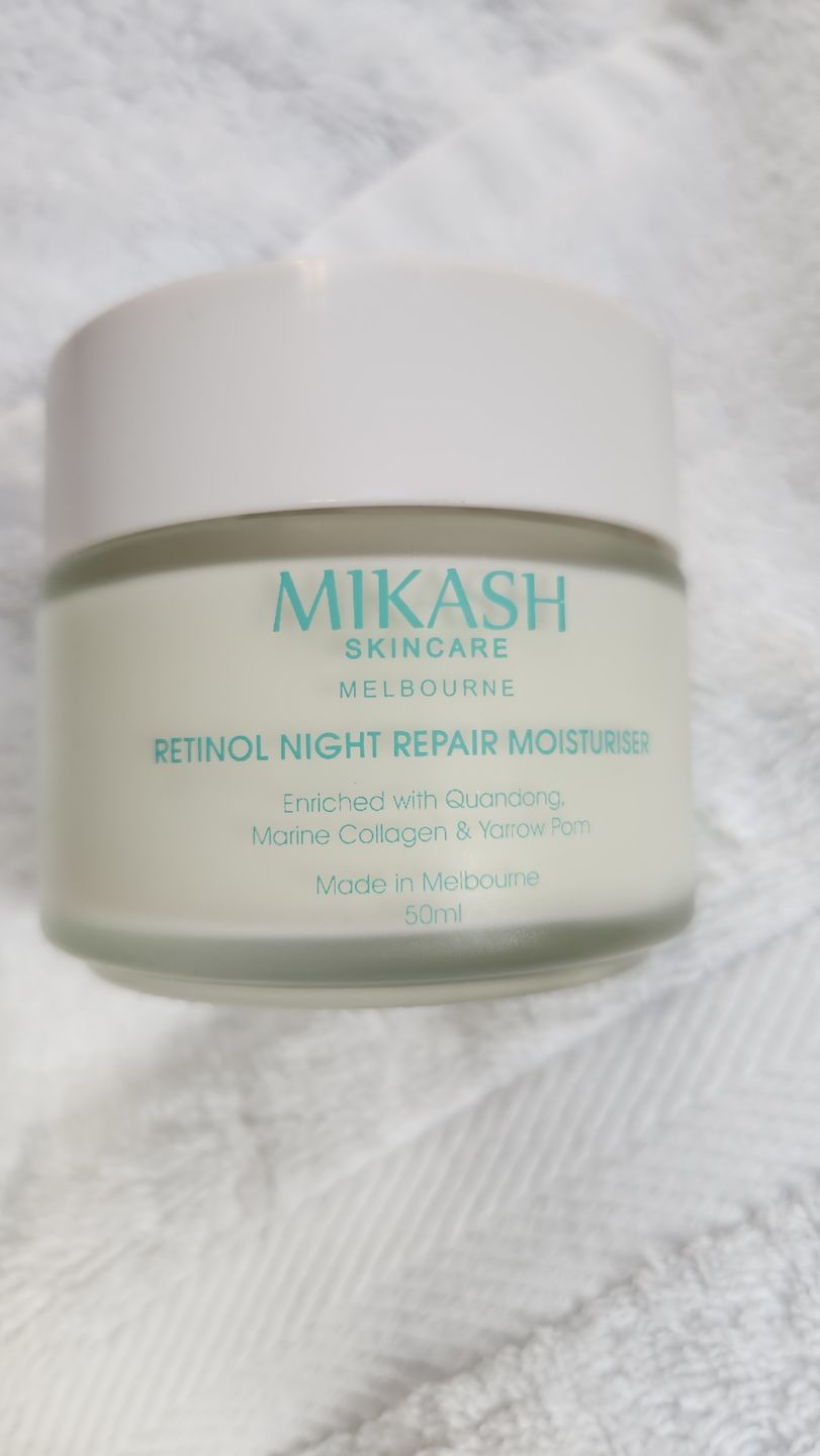 Customer photo review of Retinol Night Repair Moisturiser 90ml