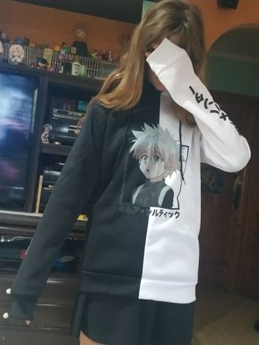 Customer photo review of Hunter X Hunter Killua Hoodie