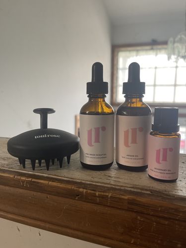 Customer photo review of Pre-Wash Scalp Oil by TR