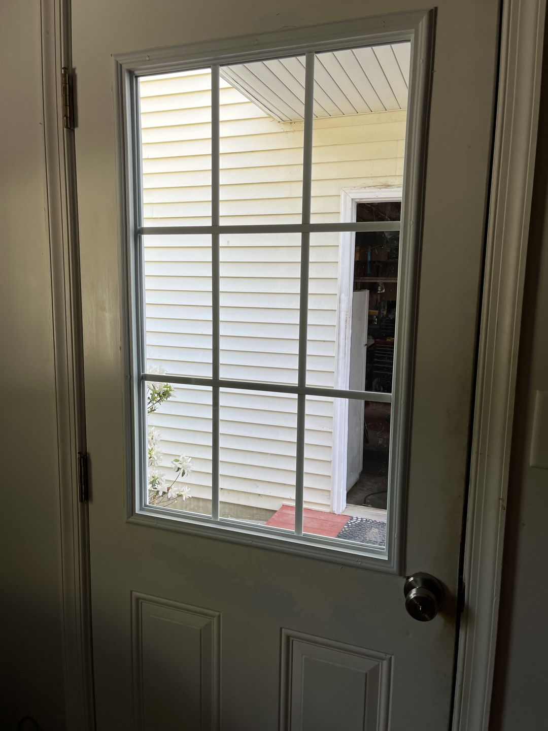 Customer photo review of Grills Between Glass 9 Lite Glass and Frame Kit (Half Lite)