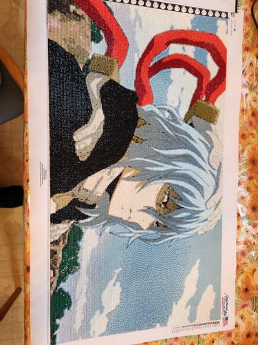 Customer photo review of Custom Diamond Painting Kits for Adults DIY 5D - Photo Diamond Art Shipped from USA