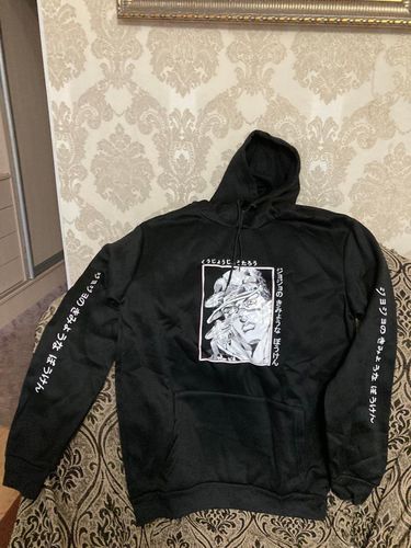 Customer photo review of JoJo's Bizarre Adventure Hoodie Kujo Jotaro