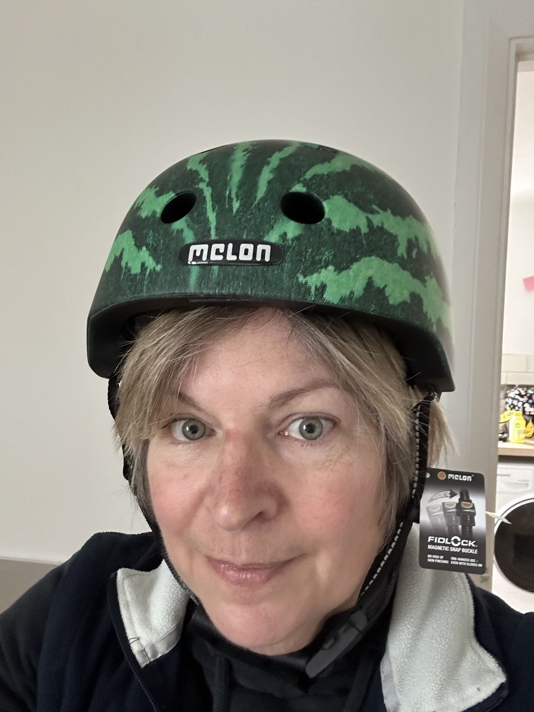 Customer photo review of Melon Bicycle Helmet Urban Active »Real Melon« (Matt)