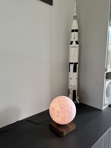 Customer photo review of The Original Moon Lamp