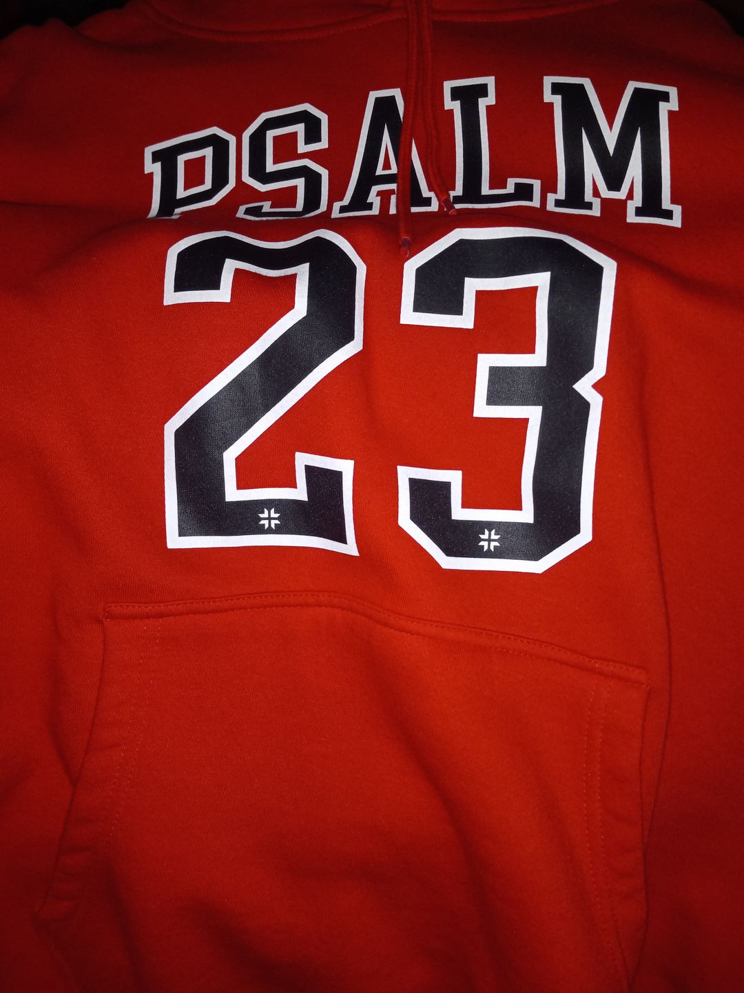 Customer photo review of PSALM 23 Hoodie