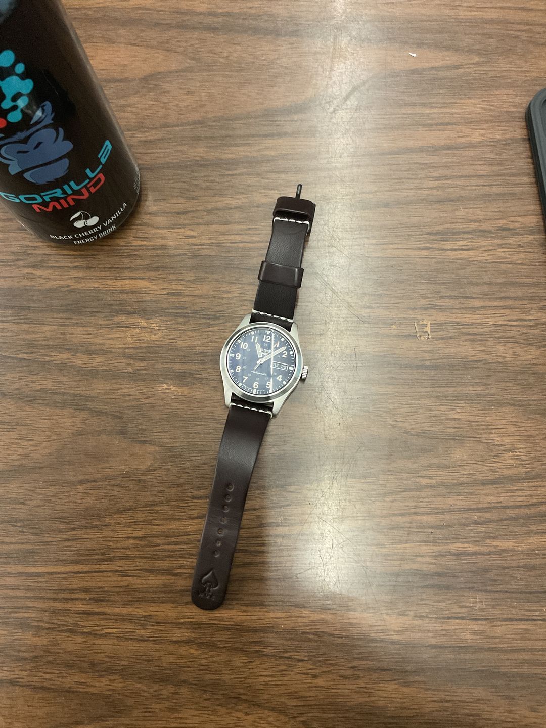 Customer photo review of Jedburgh Leather Watch Strap
