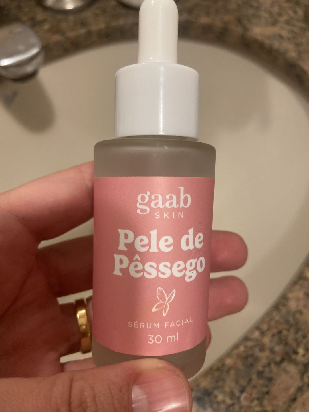 Customer photo review of Pele de Pêssego - Sérum Facial 30 ml