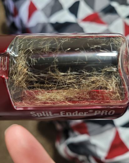 Customer photo review of Split Ender PRO - Professional Split End Remover (Free Charging Station) $10 OFF With Coupon Code: NOSPLITENDS