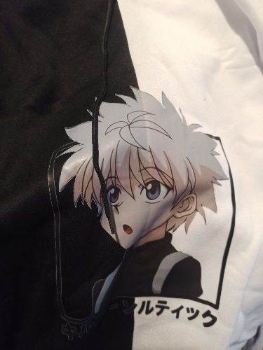 Customer photo review of Hunter X Hunter Killua Hoodie
