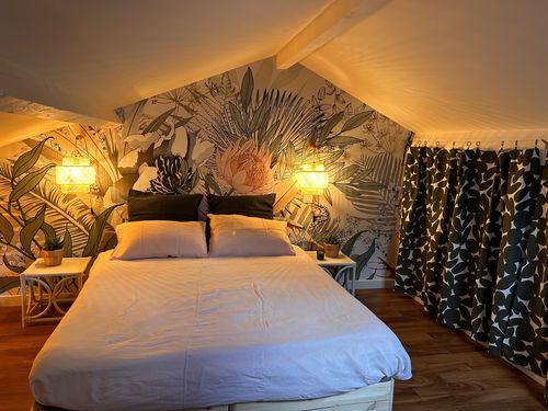 Customer photo review of Papier peint panoramique tropical botanic