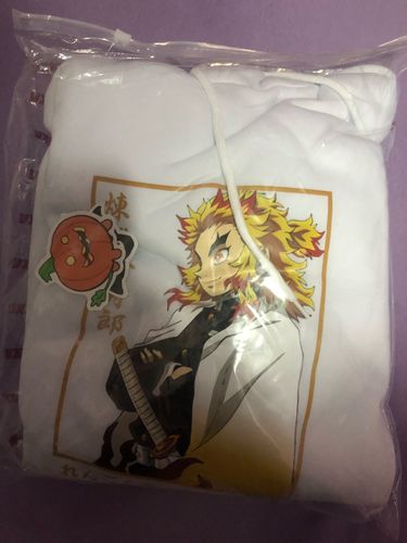 Customer photo review of Demon Slayer Kyojuro Rengoku Hoodie