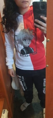 Customer photo review of Hunter X Hunter Killua Hoodie